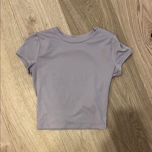 Women's Lavender Crop Top